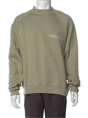 Fear Of God Essentials Men's Green Sweatshirt